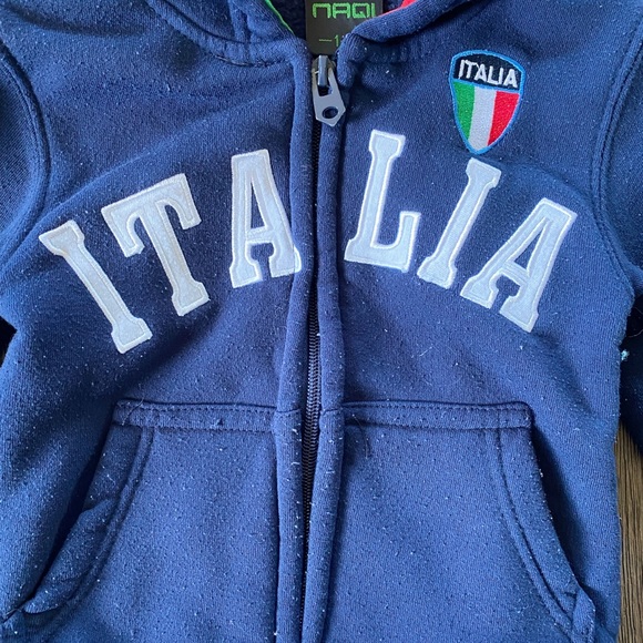 4/$20 Italia Zip Up Hoodie - Picture 5 of 5